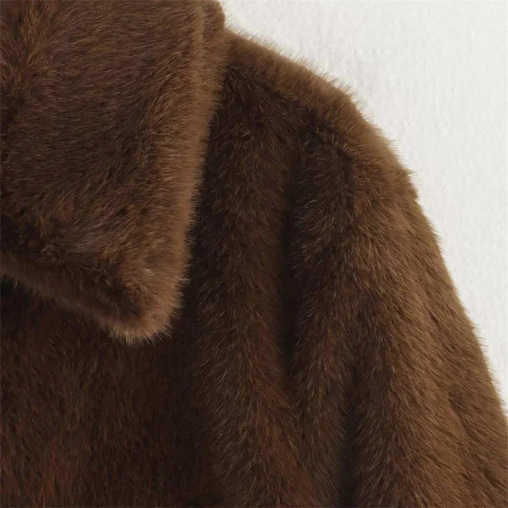 Alexandra Faux Fur Jacket - Image 8