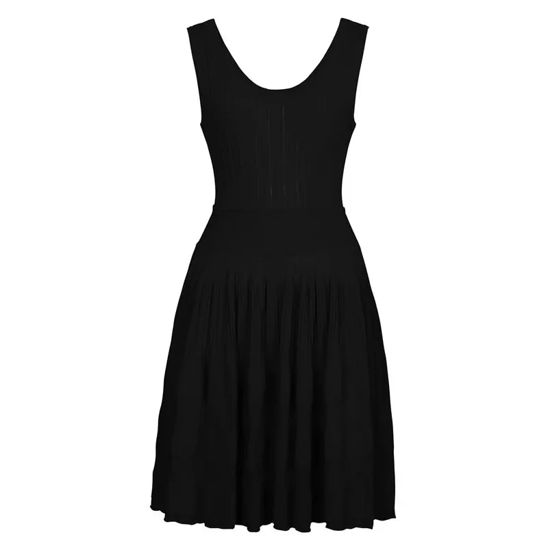Alicia Knitted Sling Mini Dress - Image 9
