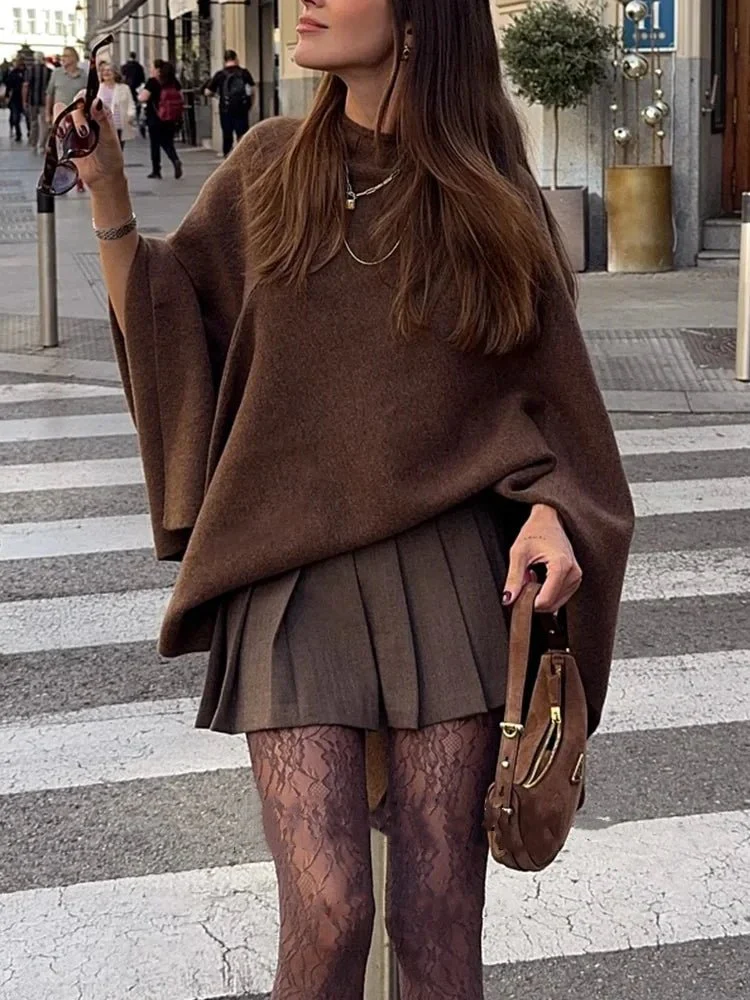 Andrea Knit Poncho - Image 2