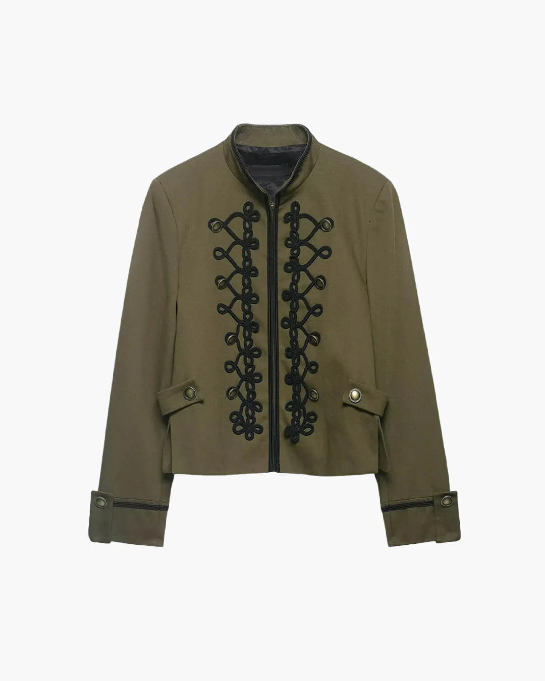 Becky Rope Knot Buckle Napoleon Jacket - Image 2