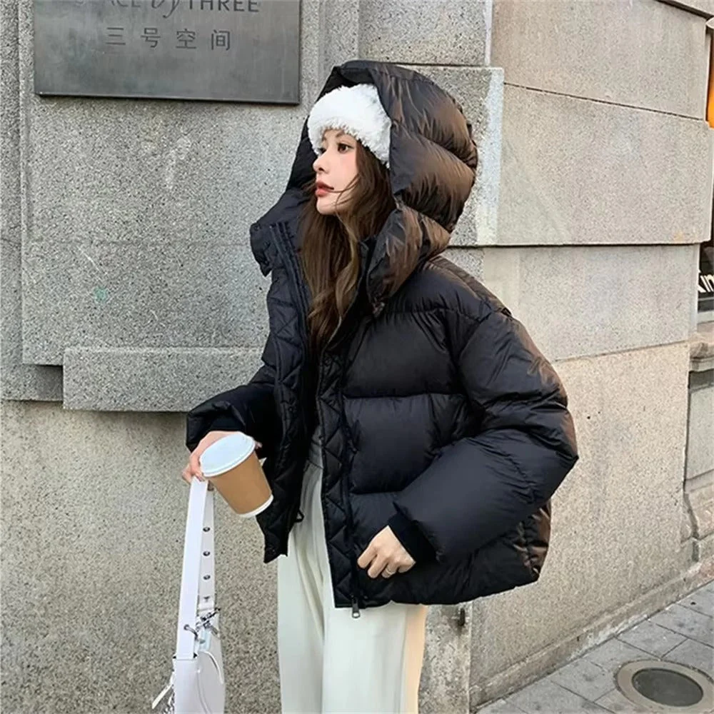 Bella Thick Hooded Puffer Jacket - Image 8