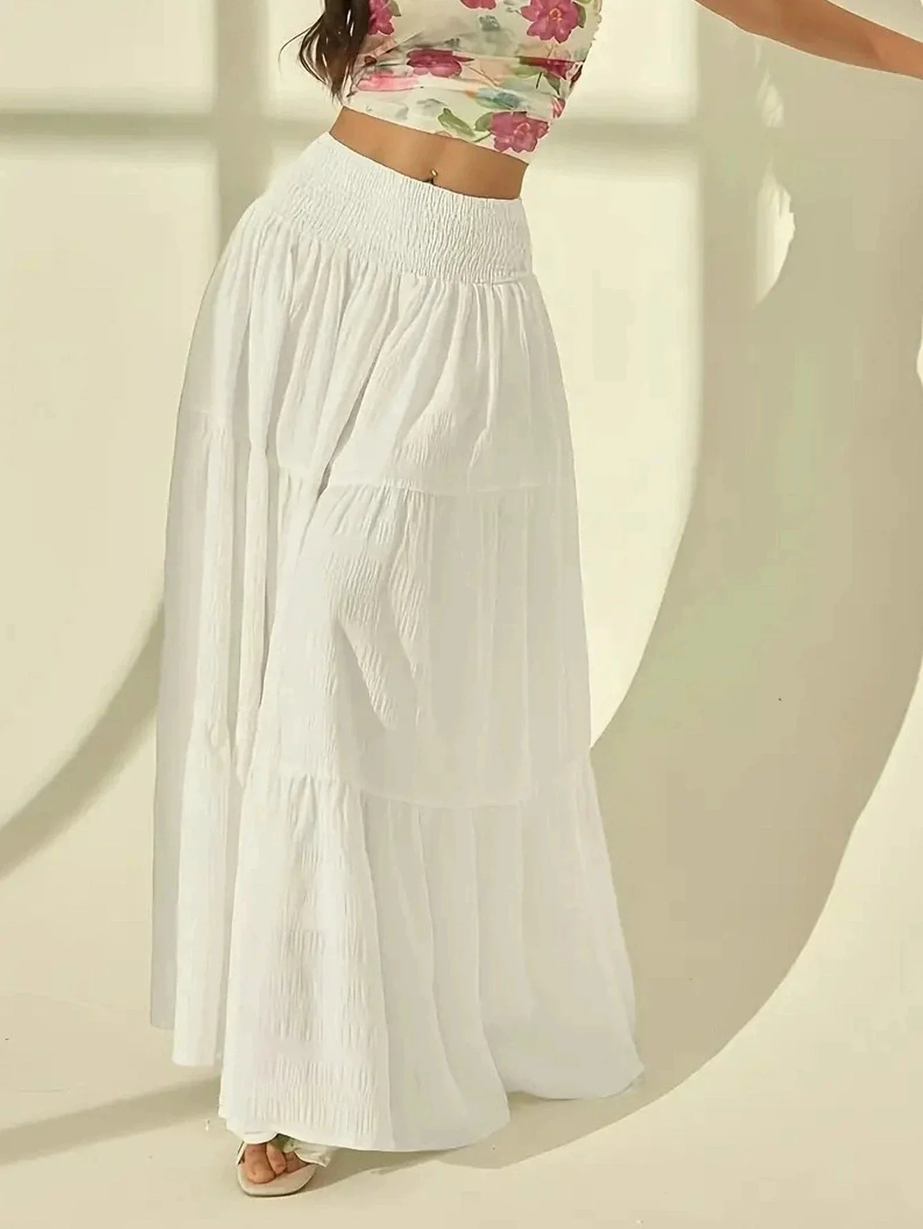 Celeste Layered Maxi Skirt - Image 5
