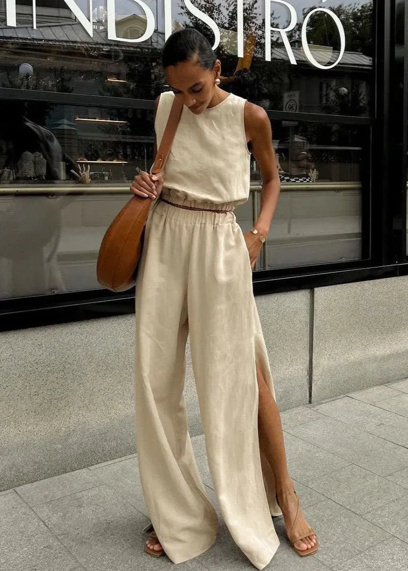 Celeste Wide-Leg Palazzo Set - Image 3