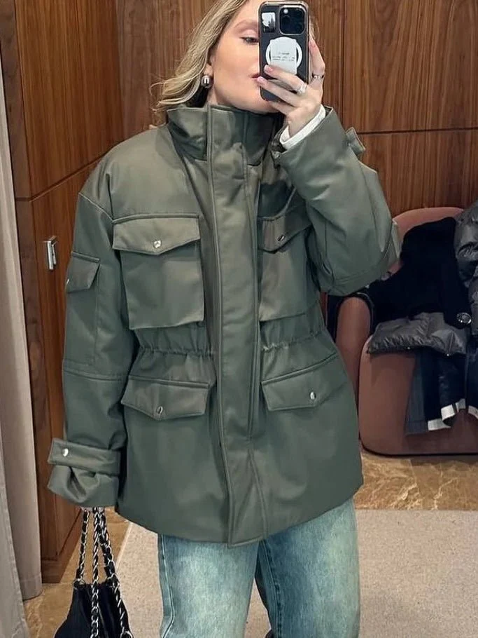 Cressida Elastic Waist Utility Jacket - Image 2