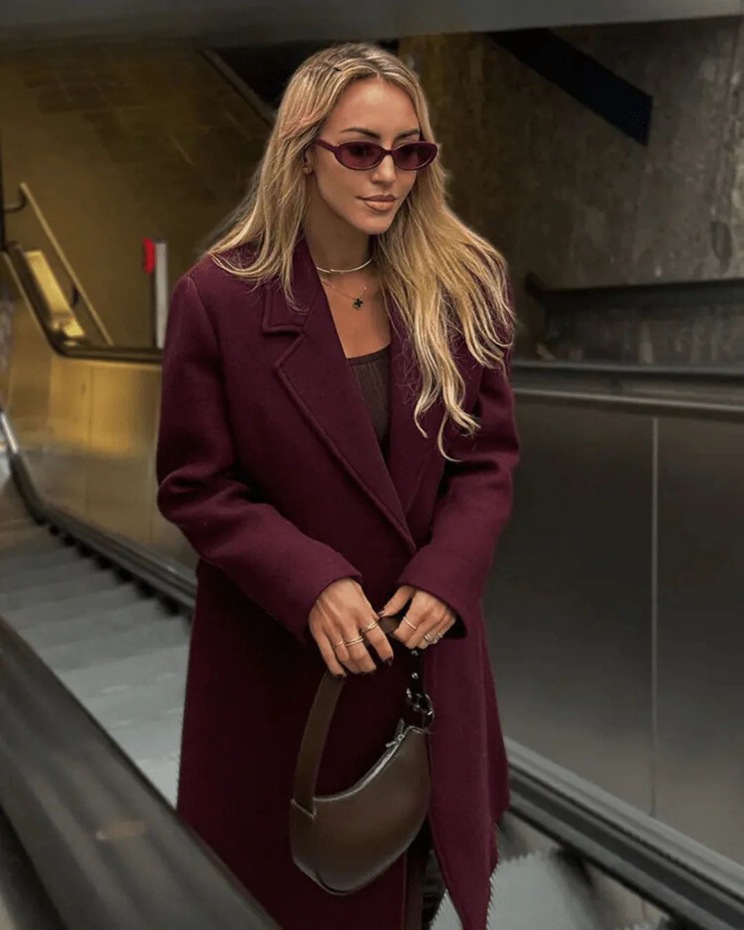 Diane Double Breasted Maxi Coat - Image 3