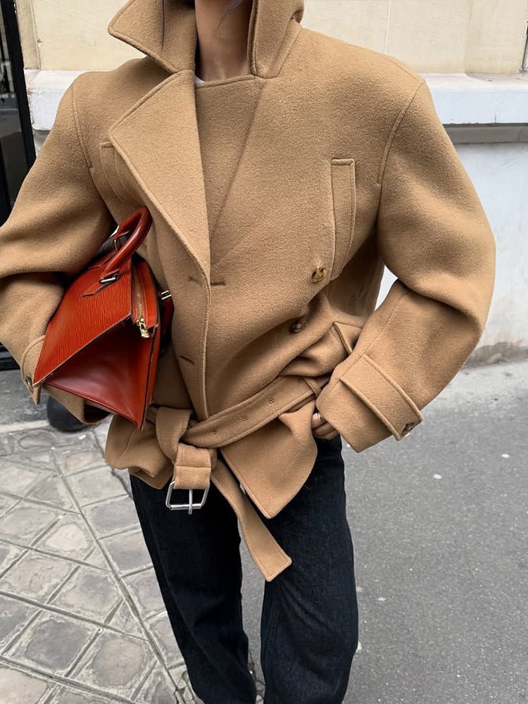 Elaine Belted Short Coat - Image 5
