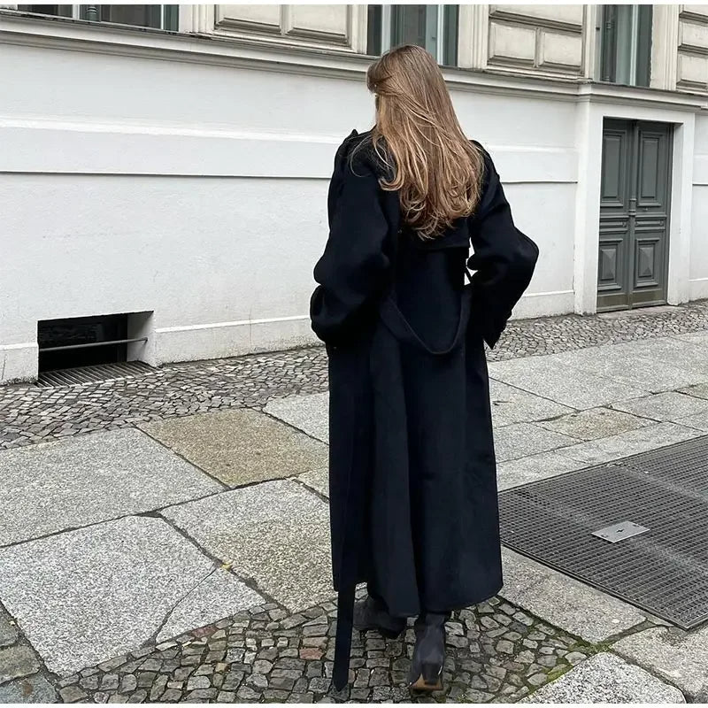 Emma Lace Up Trench Coat - Image 4