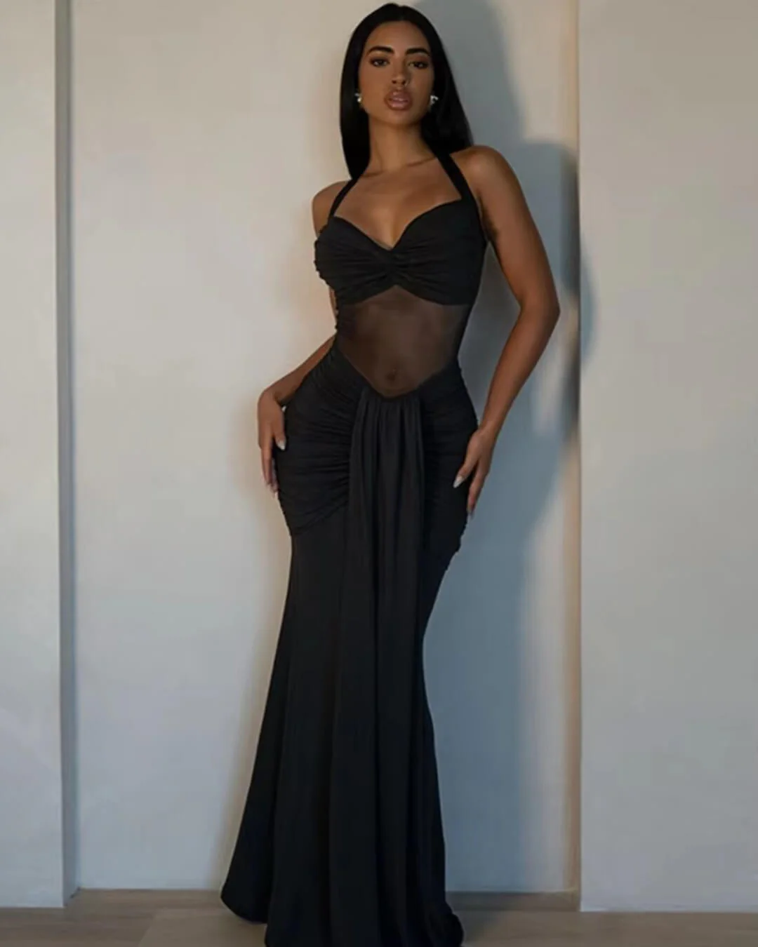Fenella Backless Maxi Dress - Image 3