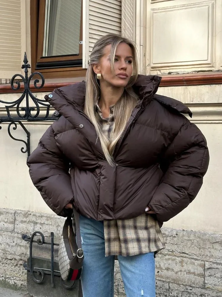 Gaia Short Hooded Puffer Jacket