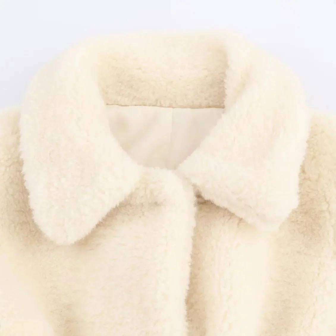 Isabelle Belted Faux Fur Coat - Image 9