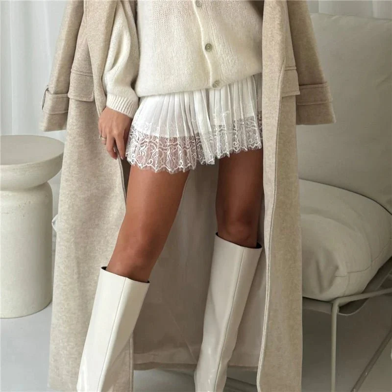 Jennifer Lace Mini Skirt