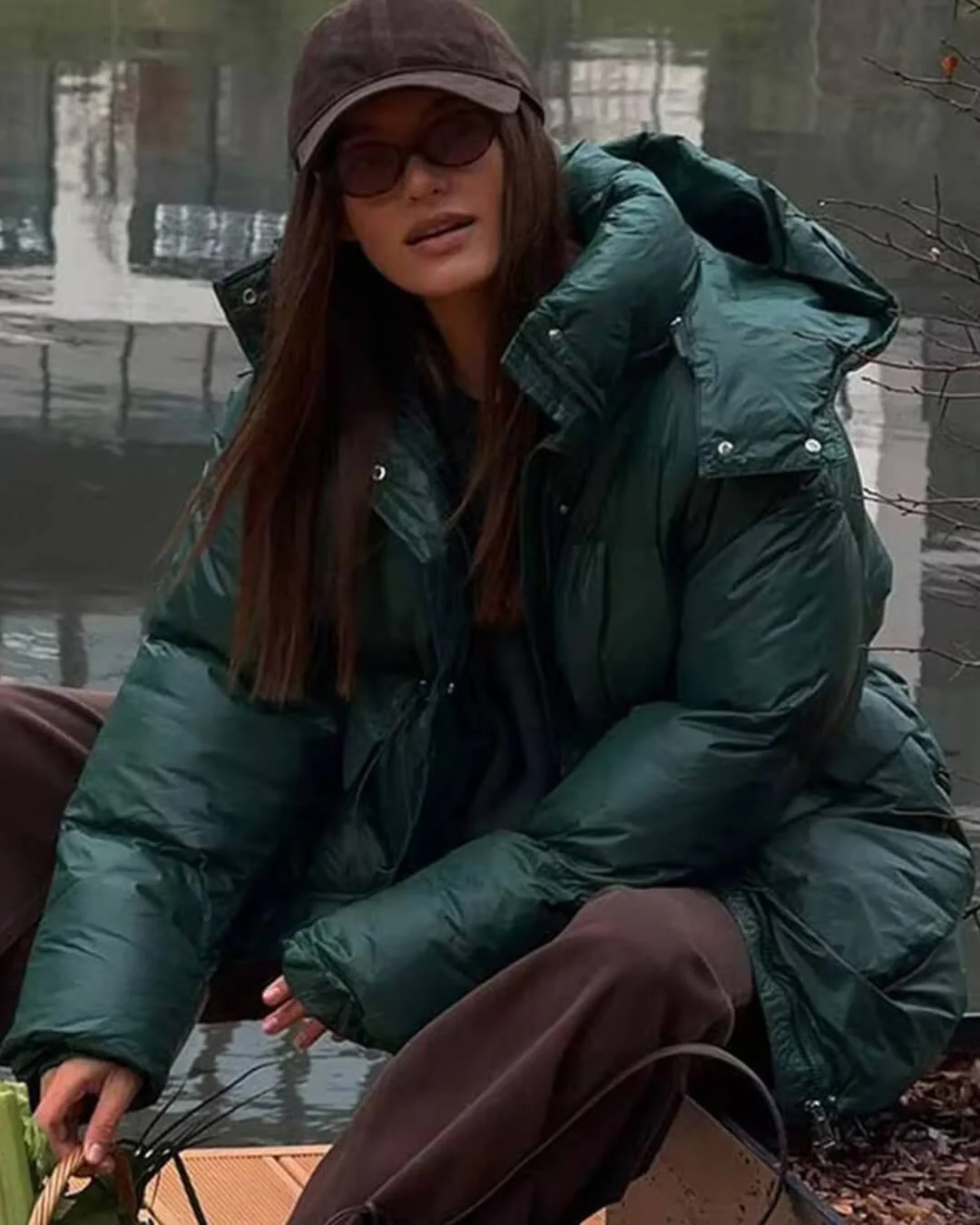 Jillian Glossy Puffer Jacket - Image 13