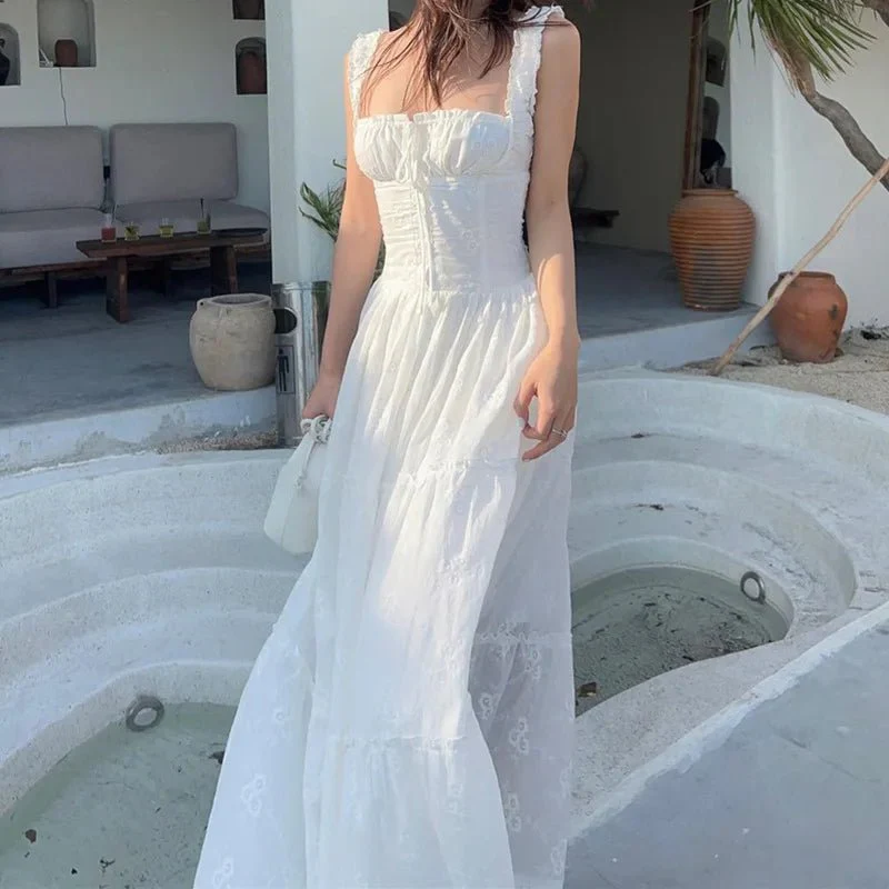 Karla Ruffle Trim Tiered Maxi Dress - Image 6