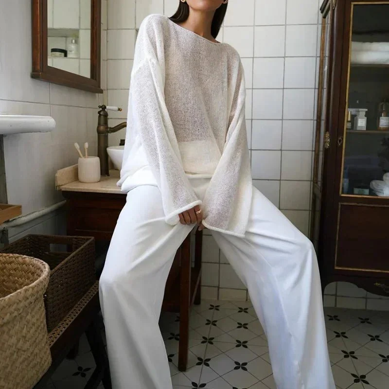 Lilian Sheer Loose Pullover - Image 3