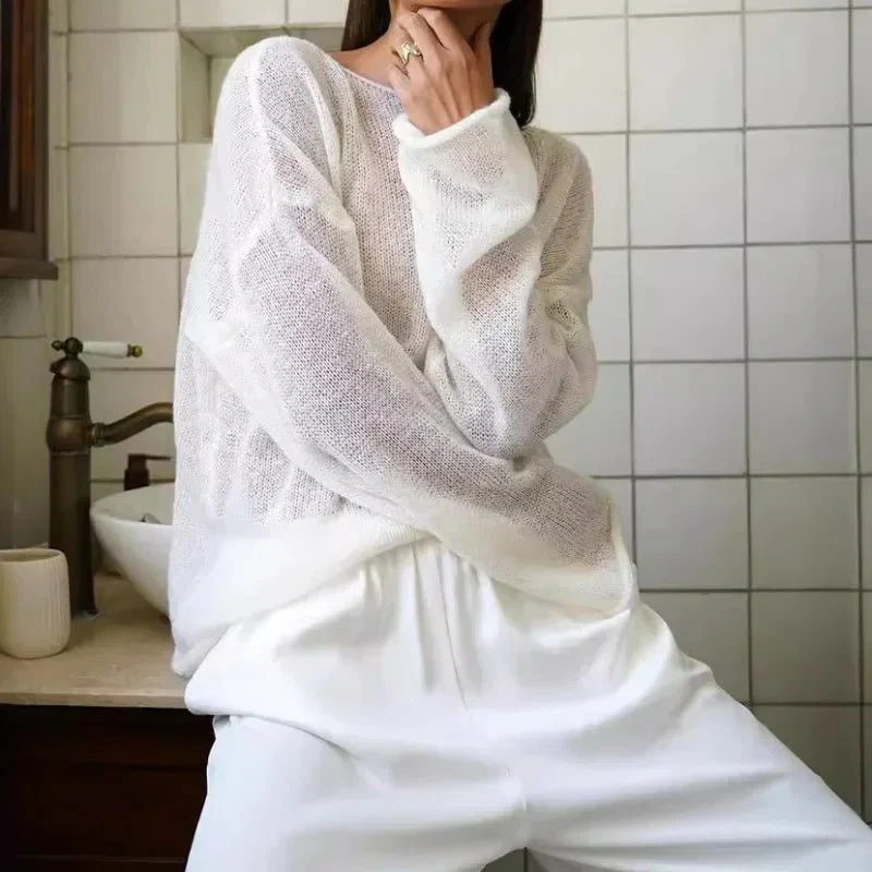 Lilian Sheer Loose Pullover - Image 4