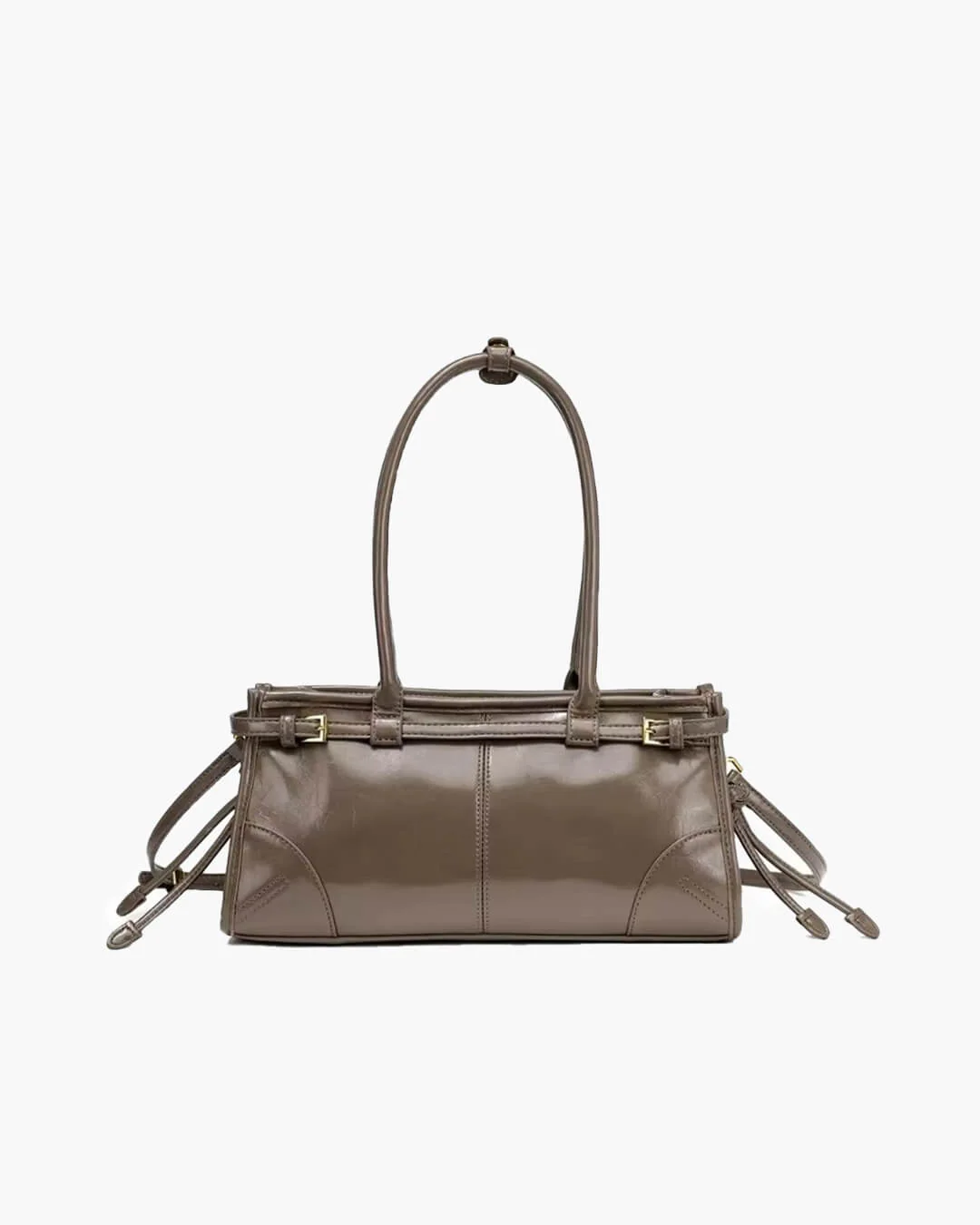 Luna Shoulder Bag with Belt Detail - Image 9