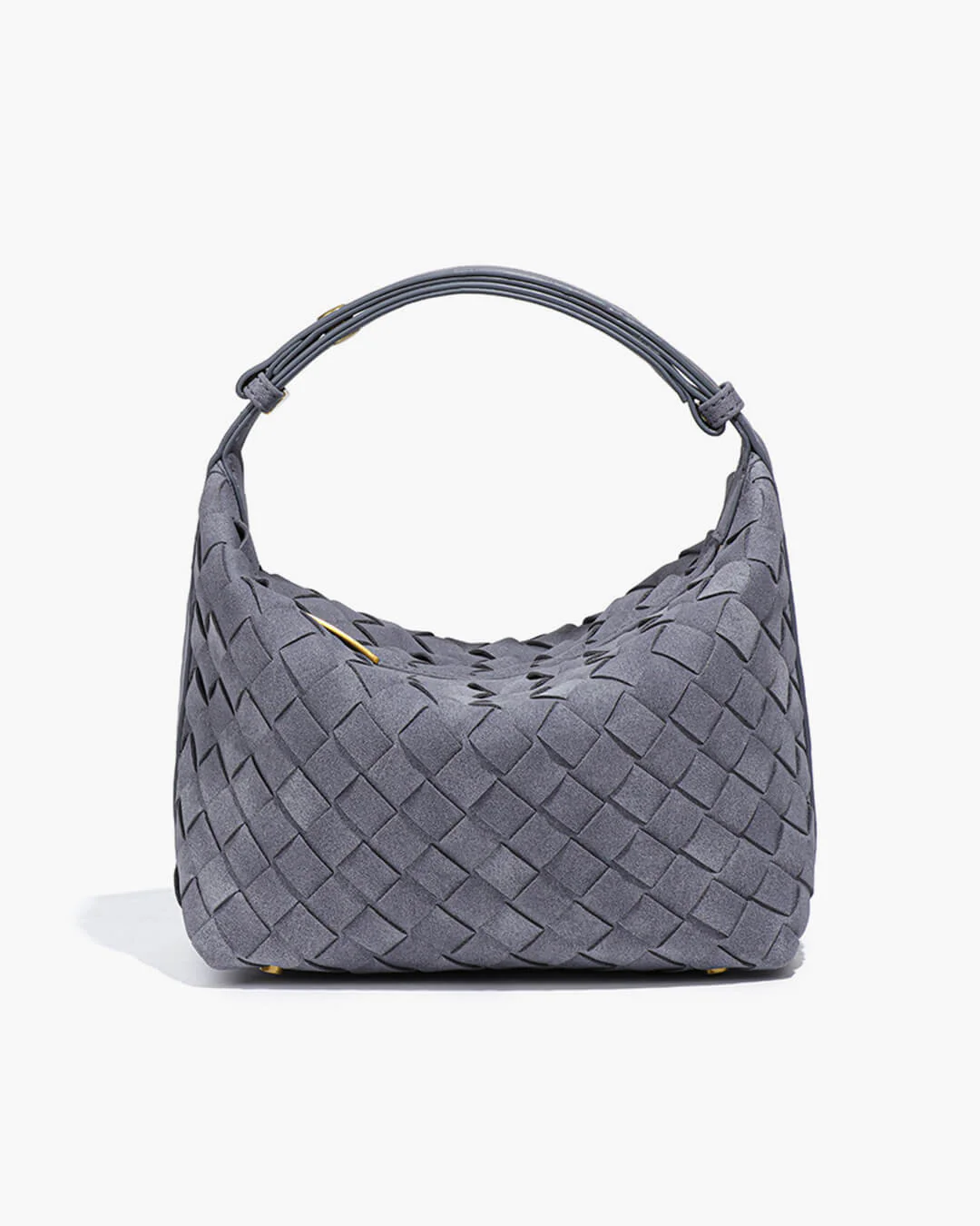 Mica Woven Suede Leather Bag - Image 6