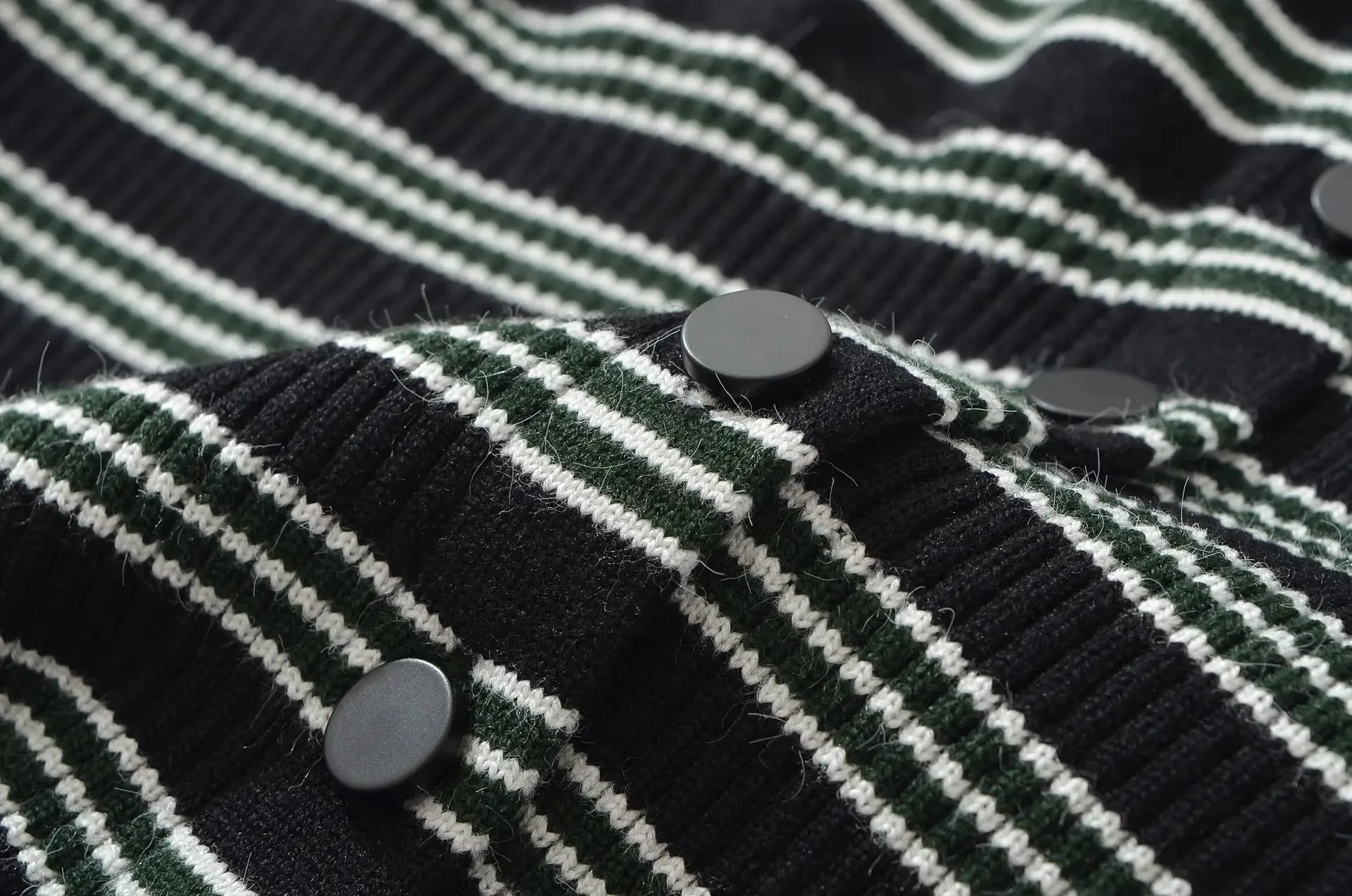 Nicole Striped Cardigan Shorts Set - Image 11