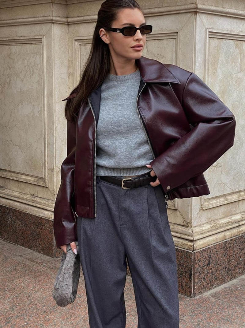 Romy leather Jacket - Image 6