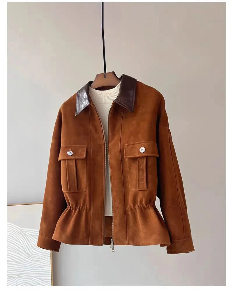 Sharmaine Slim Fit Suede Jacket - Image 3