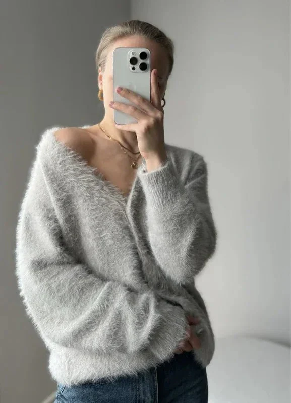 Terry Cozy Knitted Cardigan - Image 10