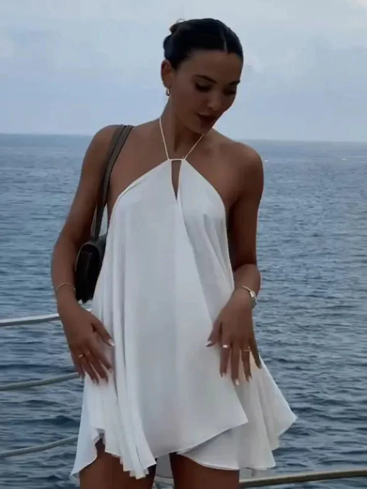 Zinnia Off-Shoulder Hollow Out Summer Dress - Image 2